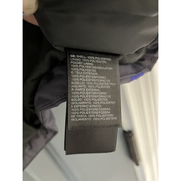 The North Face Hyvent Rain Hiking Jacket Womens Small Gray Purple Waterproof - Picture 7 of 10